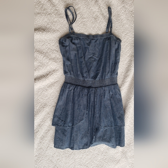 7 For All Mankind Dresses & Skirts - 7 for all mankind denim wrap dress county y2k size womens XS